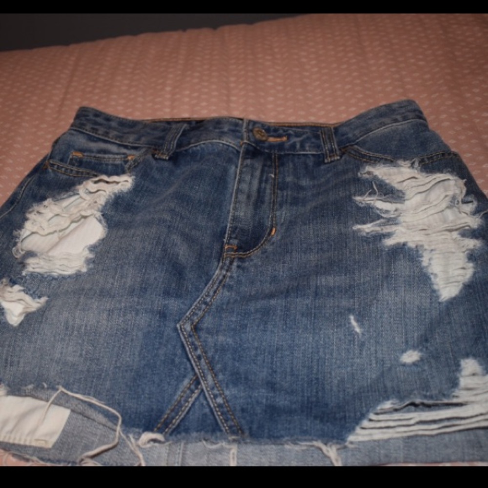 Hollister jean skirt💙